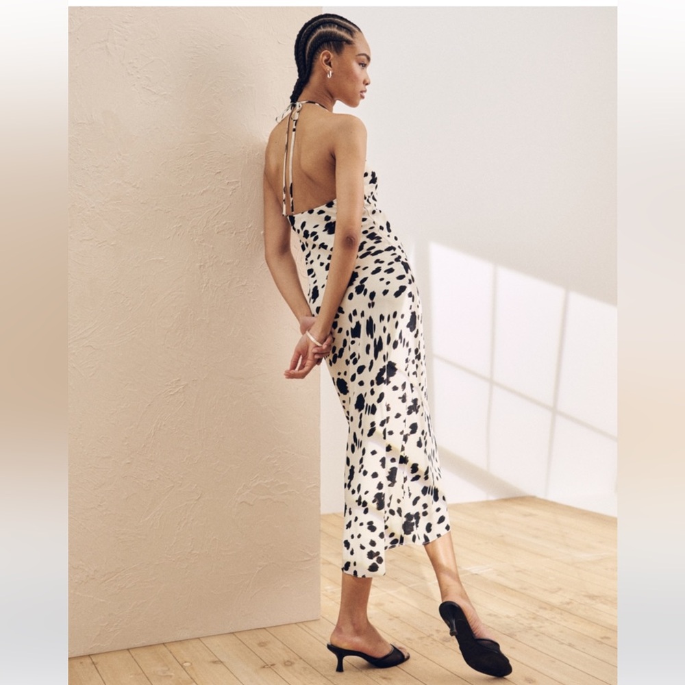 Halter Slip Midi Dress